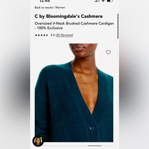 C by Bloomingdale’s Cashmere Sweater - Small